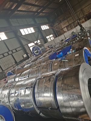00,8 mm 0,5 mm 0,6 mm Espessura SGCC Faixa de aço galvanizado mergulhada a quente com passagem de pele e tolerância ± 1%