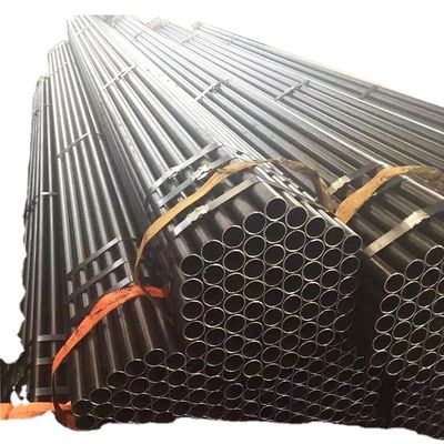 ERW Técnica Tubos de aço carbono Tubos de aço preto sem costura Tubos de aço preto para obras hídricas/petróleo/gás Certificado sirm