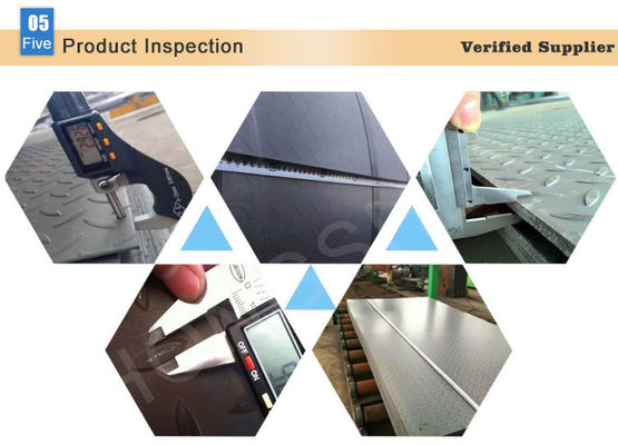 Prime Q235b 3 mm 4 mm 5 mm espessura de chapa de aço de verificação leve chapa de aço de verificação para serviço de processamento de dobra