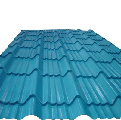 Casa telhado folhas de azulejos Container telhado folha de aço ondulado de cor marrom telhado com serviço de processamento de corte