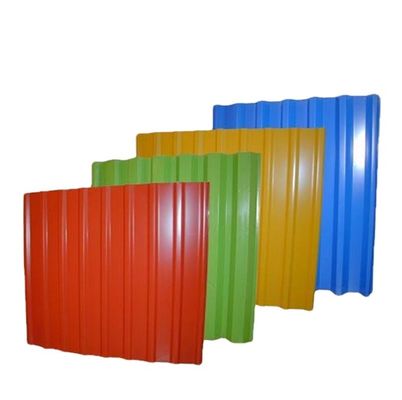 Casa telhado folhas de azulejos Container telhado folha de aço ondulado de cor marrom telhado com serviço de processamento de corte
