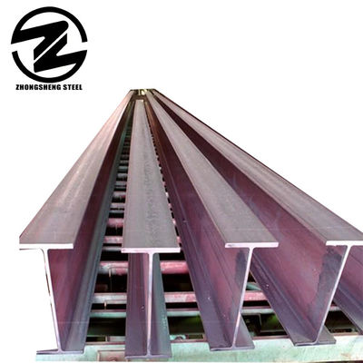 Estrutura de aço H-Channel não ligado ASTM Q355 Ss400 ASTM A36 A572 Feixe H de aço carbono para ponte de engenharia estrutural