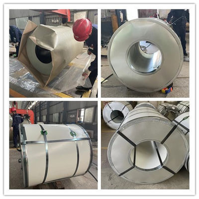 DX53D bobinas de aço laminadas a frio galvanizadas pré-pintadas, revestidas por cores ppgi, espessura de 0,2 mm a 0,6 mm para aplicações versáteis