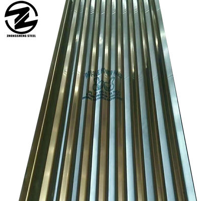 Serviço de revestimento e processamento de chapas de telhado metálicas galvanizadas corrugadas com espessura de 0,12-1,2 mm de alumínio e zinco