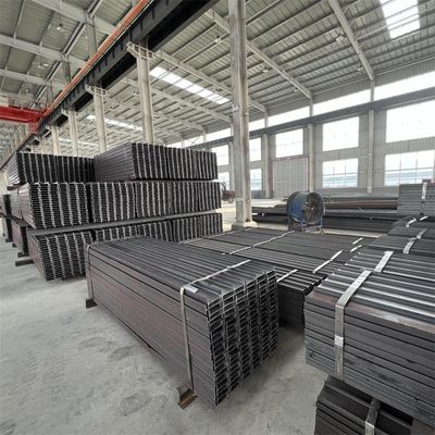Perfuração Processada Q235 Dimensões Feio feixe de carbono H para estrutura de aço de oficina ASTM W6x9 Faturado por peso teórico