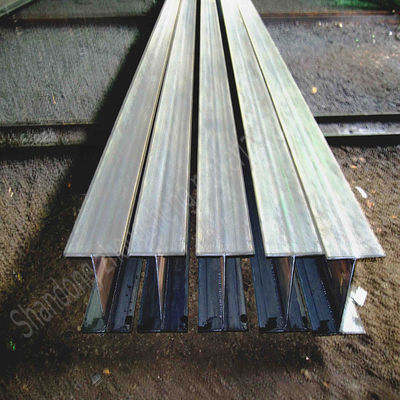 Perfuração Processada Q235 Dimensões Feio feixe de carbono H para estrutura de aço de oficina ASTM W6x9 Faturado por peso teórico