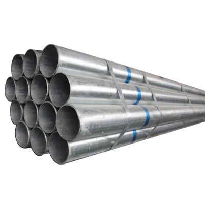 Tubo galvanizado redondo para materiais de construção de estufas 25 mm de diâmetro e 0,6 mm de espessura