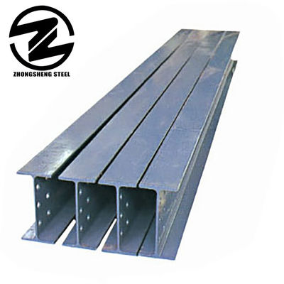 Estrutura não ligada I feixe Ss400 ASTM A36 I secção laminada a quente carbono leve preto aço galvanizado I feixe para perfurar