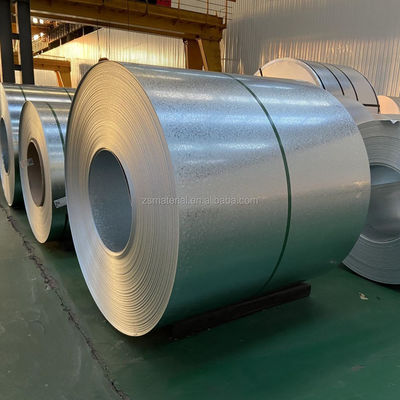 Material de construção bobina de aço galvanizado Z270 com técnica baseada em laminado a frio e espessura 0,12-4 mm