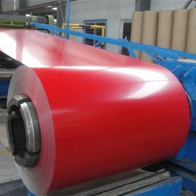 Peso da bobina 3-8 toneladas PPGI Rolo de madeira padronizado Metal pré-pintado bobina de aço galvanizado 0,4 mm 1000 mm Cor RAL personalizada