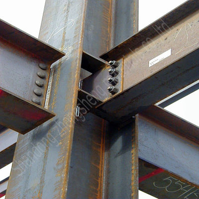 Feixe H não ligado ASTM A36 A992 Soldadura a quente Feixe universal Q235B Q345E I feixe 16MN aço galvanizado aço H Estrutura de aço 6-12m
