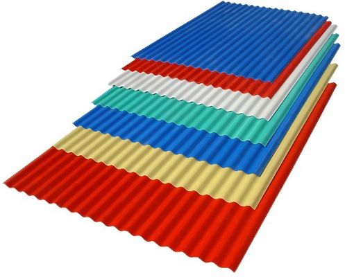 Chapa de telhado de metal PPGI chapa de aço galvanizado de telhado corrugado em cor branca RAL com certificado API
