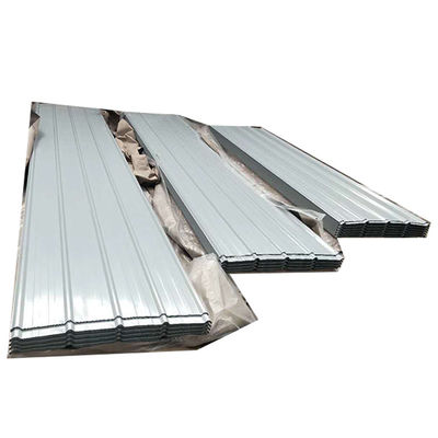 0.25mm espessura Trapezoide colorido chapa de aço para telhado na norma BS para a indústria da construção