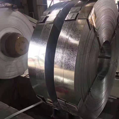 Q235B Grade estrutural de aço galvanizado laminado a frio 0,2MM 0,4MM espessura Z12 folha de aço de tira para estruturas