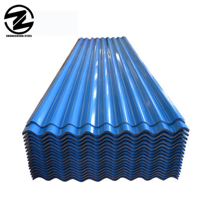 Tejo de cor de altura padrão por folha 0.25mm espessura Trapezoide azulejo de aço de cor com revestimento Z61-Z90 acessível e durável