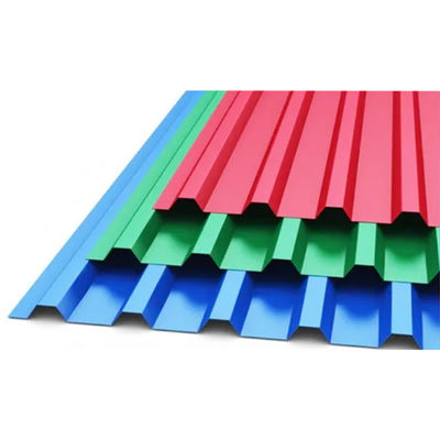 DX51D GI Ppgl ibr ppgi metal Galvanizado Corrugado Revestido de cor
