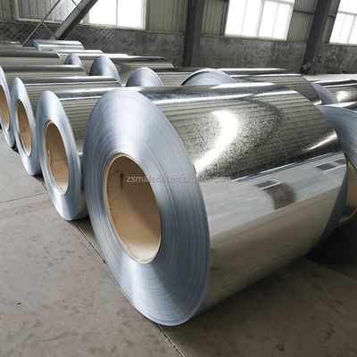 ASTM/AISI/SGCC/CGCC/TDC51DZM/TDC52DTS350GD/TS550GD/DX51D Z Q195-q345 Bobina de aço galvanizado para material de construção não lubrificada