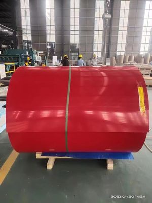 Folha de ferro PPGI de dupla cor Z40 15/20 bobina de aço galvanizado pré-pintada com serviço de descolagem e largura de 600-1500 mm