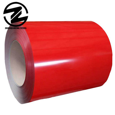 Aço galvanizado laminado a frio bobina PPGI pré-pintada com revestimento de 20/10 um em 1200 mm Tamanho Volume mensal de vendas 10 000 toneladas