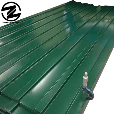 CRC matéria-prima importada inferior e RAL 9047 Altura padrão de aço Trapezoide Metal colorido folha de telhado para inspeção