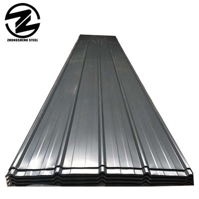 CRC matéria-prima importada inferior e RAL 9047 Altura padrão de aço Trapezoide Metal colorido folha de telhado para inspeção