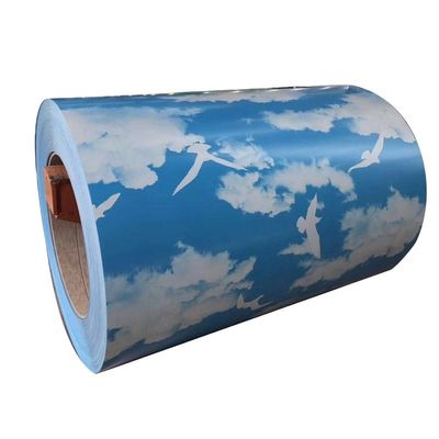PPGI bobina de aço 0,12-1,2 mm Espessura Vermelho Verde Azul Cores revestidas pré-pintadas Galvanizadas com amostra livre e tolerância ± 1%