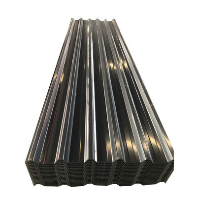Folha de telhado corrugada revestida de cores para edifícios Serviço de processamento de soldagem de PPGI PPGL Folha de telhado galvanizado