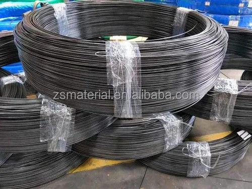 ASTM Standard Q195 Fios de aço a molas de carbono com tolerância de ± 1% e diâmetro de 0,25 0,5 0,7 3,0