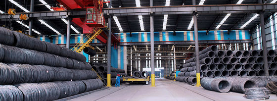 Revestimento de zinco não ligado 6,5 mm Q195 Rodas de arame de aço a baixo carbono para máquinas de fabricação de unhas