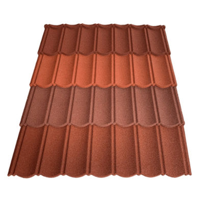 Material de PVC e 2,7 kg/pcs Peso azuis, revestidos de pedra anti-desvanecimento, telhas de telhado metálicas com alta durabilidade