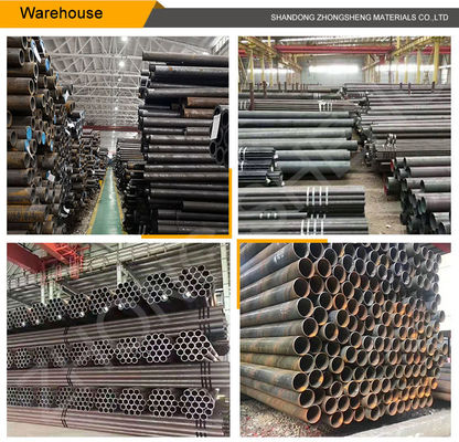 Q235 Q345 ASTM A106 14 polegadas 15MM 25MM espessura tubo de aço carbono com galvanizado Sim passagem de pele e grau