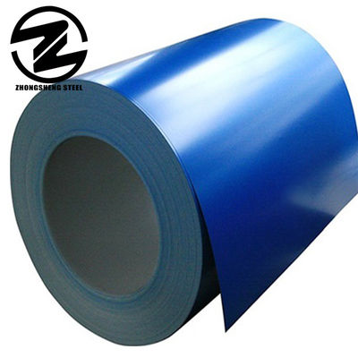 3-5 toneladas Peso da bobina Z121-Z180 Revestimento RAL5017 Azul Pre-pintado PPGI bobina de aço 0,21*914mm