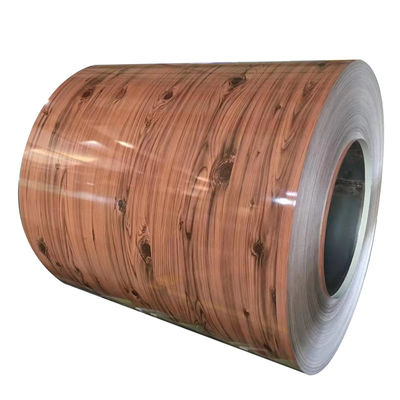 Tolerância ± 1% Revestimento de zinco 20-275g/m2 Ral Cor 0,4 mm 0,5 mm PPGI bobinas de cor revestida de aço bobinas de metal chapas de telhado