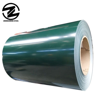 Tolerância ± 1% Não cromado passivado RAL 3019 RAL 3020 PPGI Cor revestida Pre-pintada bobina de aço galvanizado RAL Cor 0.12