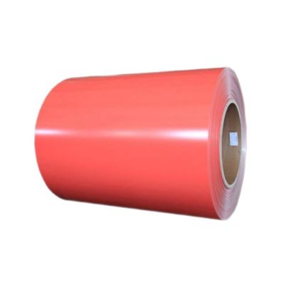 PPGI bobina/folha/placa de aço revestida a cores em RAL 3019 RAL 3020 com serviço de processamento por perfuração e espessura 0,12-3 mm