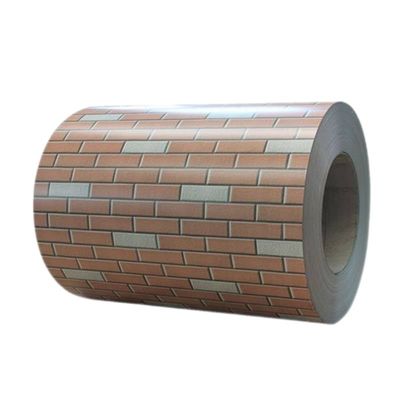PPGI bobina/folha/placa de aço revestida a cores em RAL 3019 RAL 3020 com serviço de processamento por perfuração e espessura 0,12-3 mm
