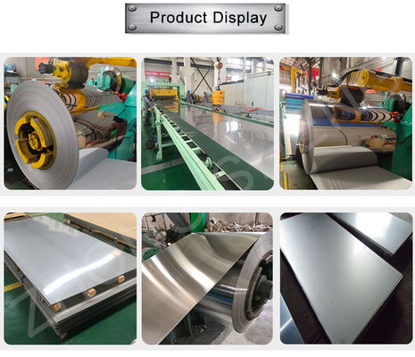 Chapa de aço laminada a frio de aço inoxidável em 2B Finish Coil com 1000mm 1250mm 1500mm Largura