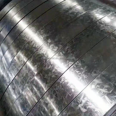 Material A36 Q195 bobina de aço carbono laminado a frio SPCC Listas e folhas com superfície revestida galvanizada em todas as cores RAL