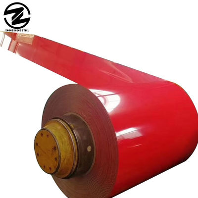 0.12-3mm Ral Colors PPGI Chapa de aço pré-pintada Chapa de aço galvanizado/Cole com tolerância ±1% de Shandong Zhongsheng