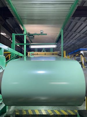 0.5mm bobinas PPGI fornecer diretamente cor branca bobina de aço pré-pintada para fazer tábuas brancas RAL Tolerância verde ± 1%