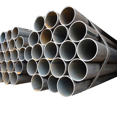 Tubo de aço carbono em espiral não ligado ASTM A53 Q235 ERW Tubo preto redondo soldado dentro de quadrado e retangular