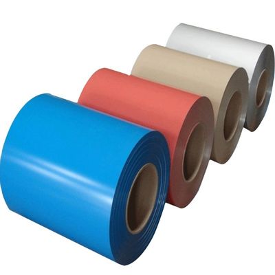Fabricação de bobinas de aço revestidas por cor PPGI PPGL para serviço de processamento por perfuração do grau SGCC/CGCC
