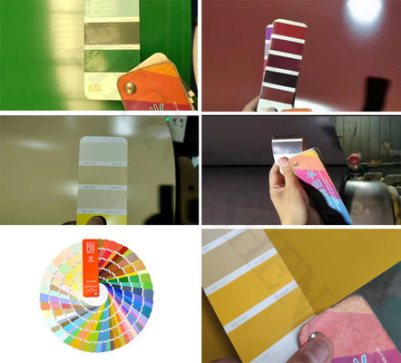 Espessura personalizável RALColor PPGI RAL 3019 PPGI/PPGL Coil de aço Color Coated Steel Coil 3D PPGI Folha RAL Color Paint