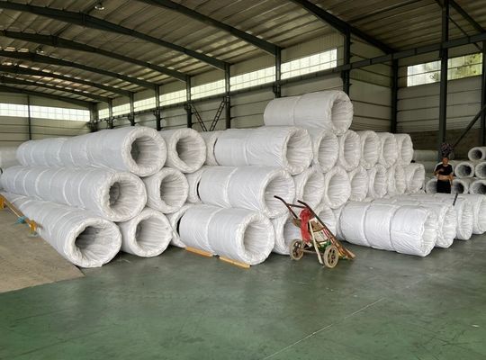 14 Gauge Hot Dip Galvanized Steel Wire Aço Grau de Carbono Q195 Q235 para Edifício de Fabricação de comprimento personalizado