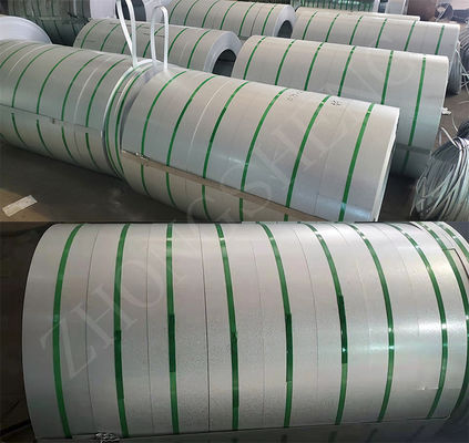 55% Conteúdo de Alumínio 24 Gauge G90 Hot DIP Galvalume Steel Coils Az150 Zero Spangle Galvalume Steel Coil 0.12-2.0 espessura
