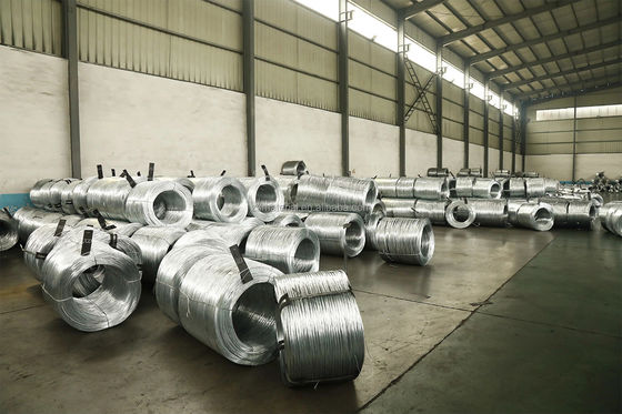 Q235 Arame de ferro galvanizado de diâmetro externo de 3,5 mm com brilho prateado e 30%TT Termos de pagamento adiantados de 70% do saldo
