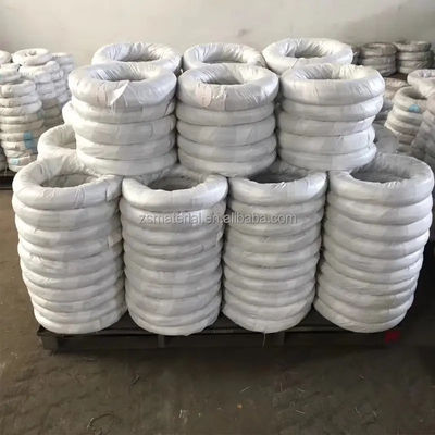 Q235 Arame de ferro galvanizado de diâmetro externo de 3,5 mm com brilho prateado e 30%TT Termos de pagamento adiantados de 70% do saldo
