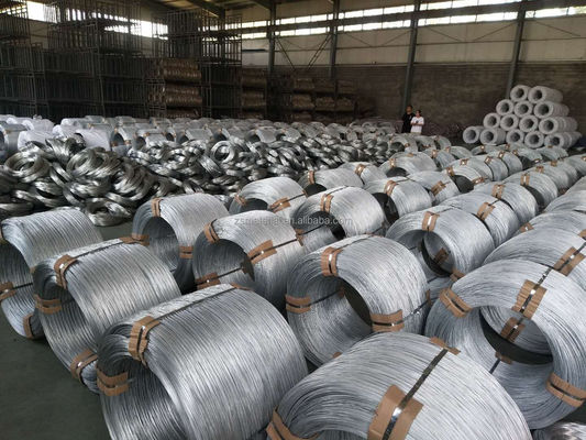 Q235 Arame de ferro galvanizado de diâmetro externo de 3,5 mm com brilho prateado e 30%TT Termos de pagamento adiantados de 70% do saldo