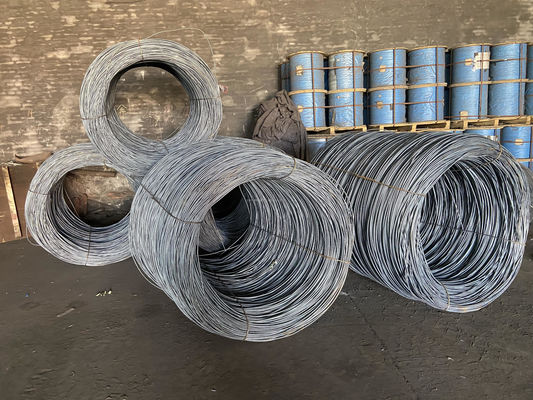 Fios galvanizados revestidos com zinco para agricultura Q195/Q235/SAE1006/SAE1008 0,6MM 1,0MM 1,2MM