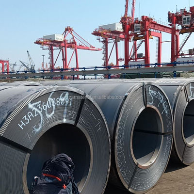 Chapa de aço carbono laminada a quente Q235 de 10 mm de espessura ST-37 S235jr S355jr bobina de construção de barcos Chapa de aço com processamento de soldagem